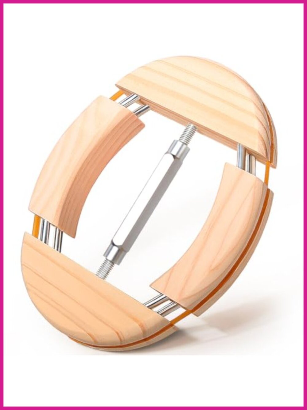 4-Way Hat Stretcher Solid Wood Adjustable Fitted Cap Shaper